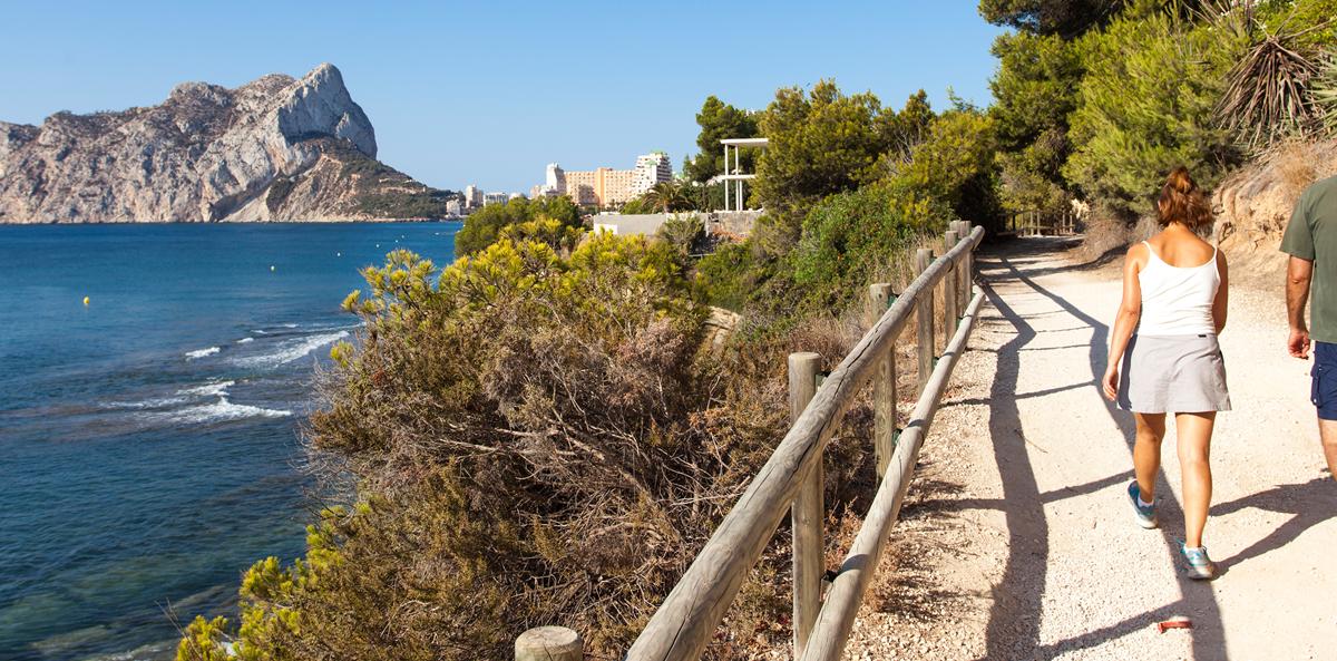 Imatge de la senda Voramar Calalga de Calp