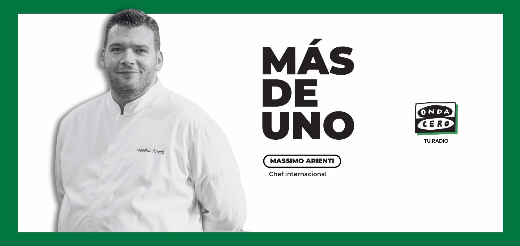 Imatge d'anunci de l'entrevista al xef Massimo Arienti d'Onda Cero