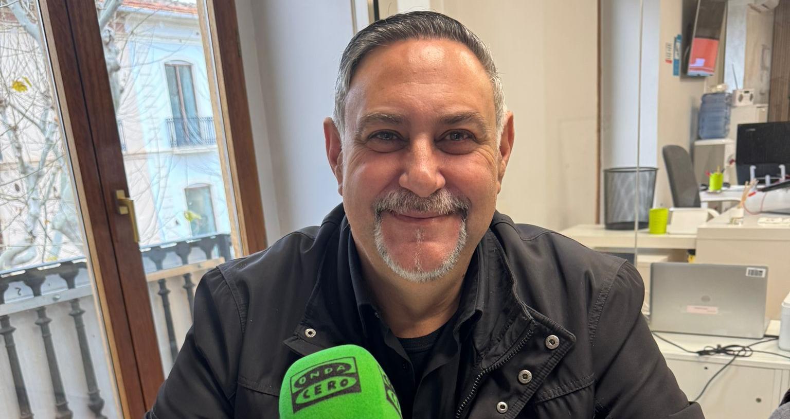 Imatge del regidor de Calp Guillermo Sendra a l'entrevista a Onda Cero Dénia Marina Alta