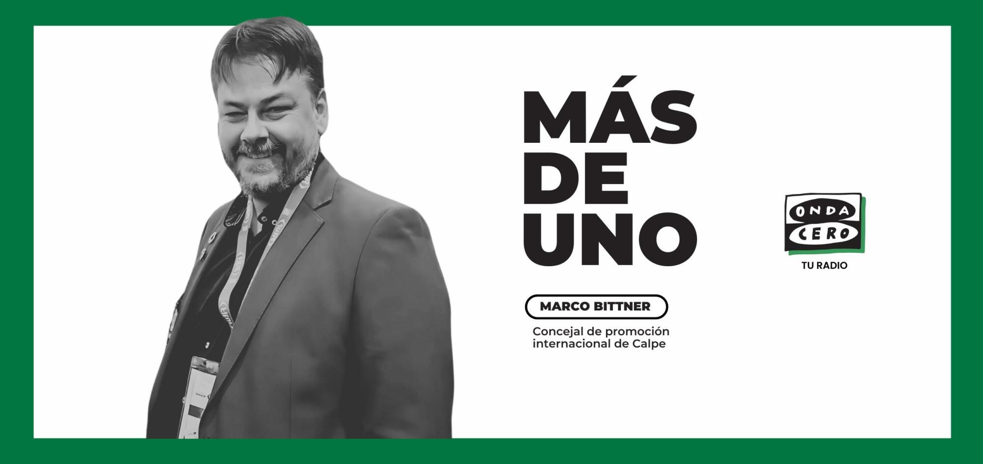 Imagen previa a la entrevista de Marco Bittner en Onda Cero Dénia Marina Alta